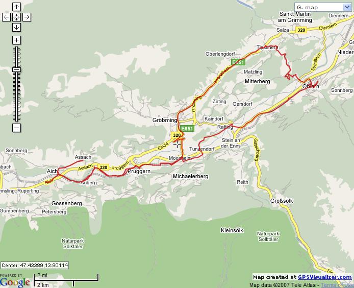 To je ��st na��ch map z GPS