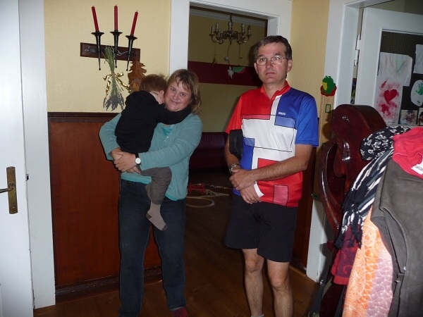 Na kole s br�chou do Hamburgu