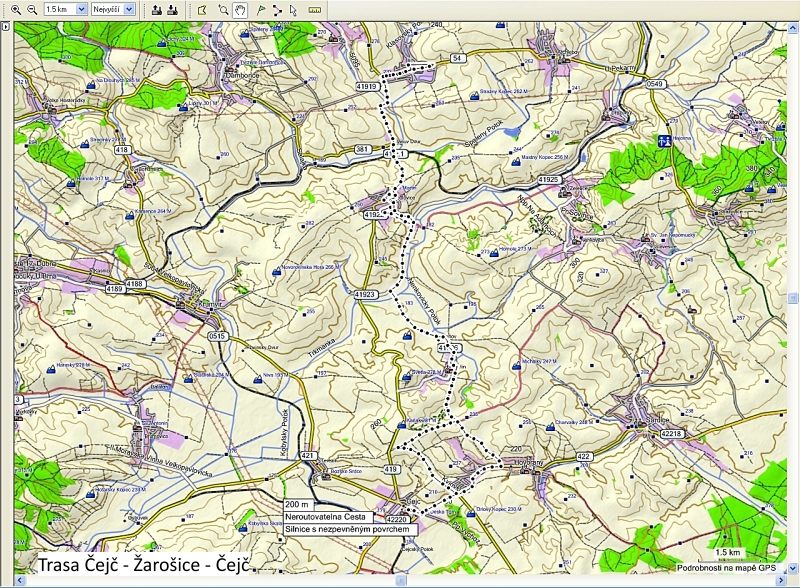 Na kole kolem vinohrad�