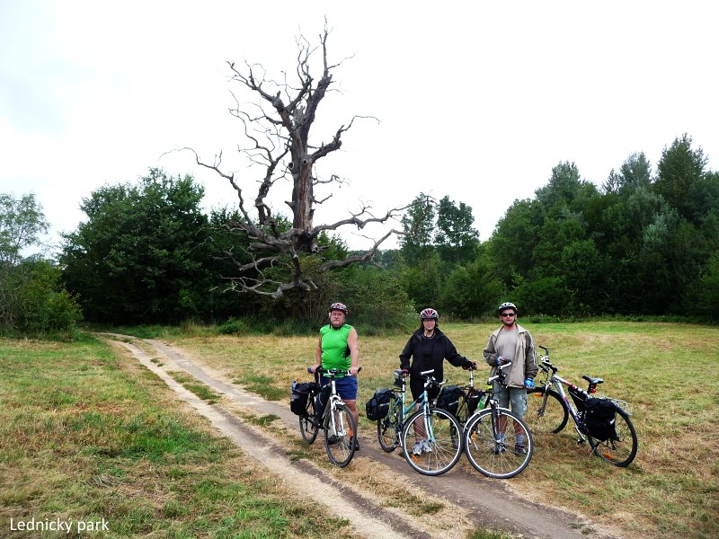 Na kole kolem vinohrad�