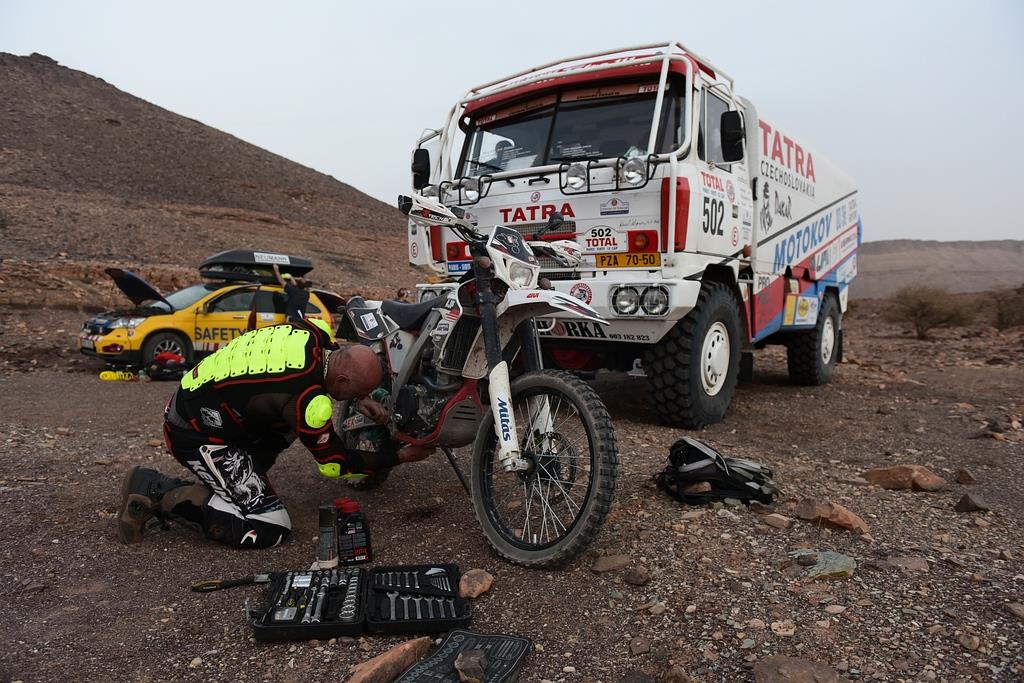 Po stop�ch Rallye Pa�� - Dakar